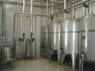 Split type CIP cleaning system